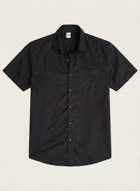 Woven Wind Shirt - Straight Collar