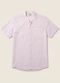 Woven Wind Shirt - Band Collar