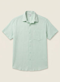 Woven Wind Shirt - Straight Collar