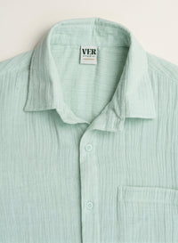 Woven Wind Shirt - Straight Collar
