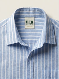 Woven Wind Shirt - Straight Collar
