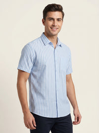 Woven Wind Shirt - Straight Collar