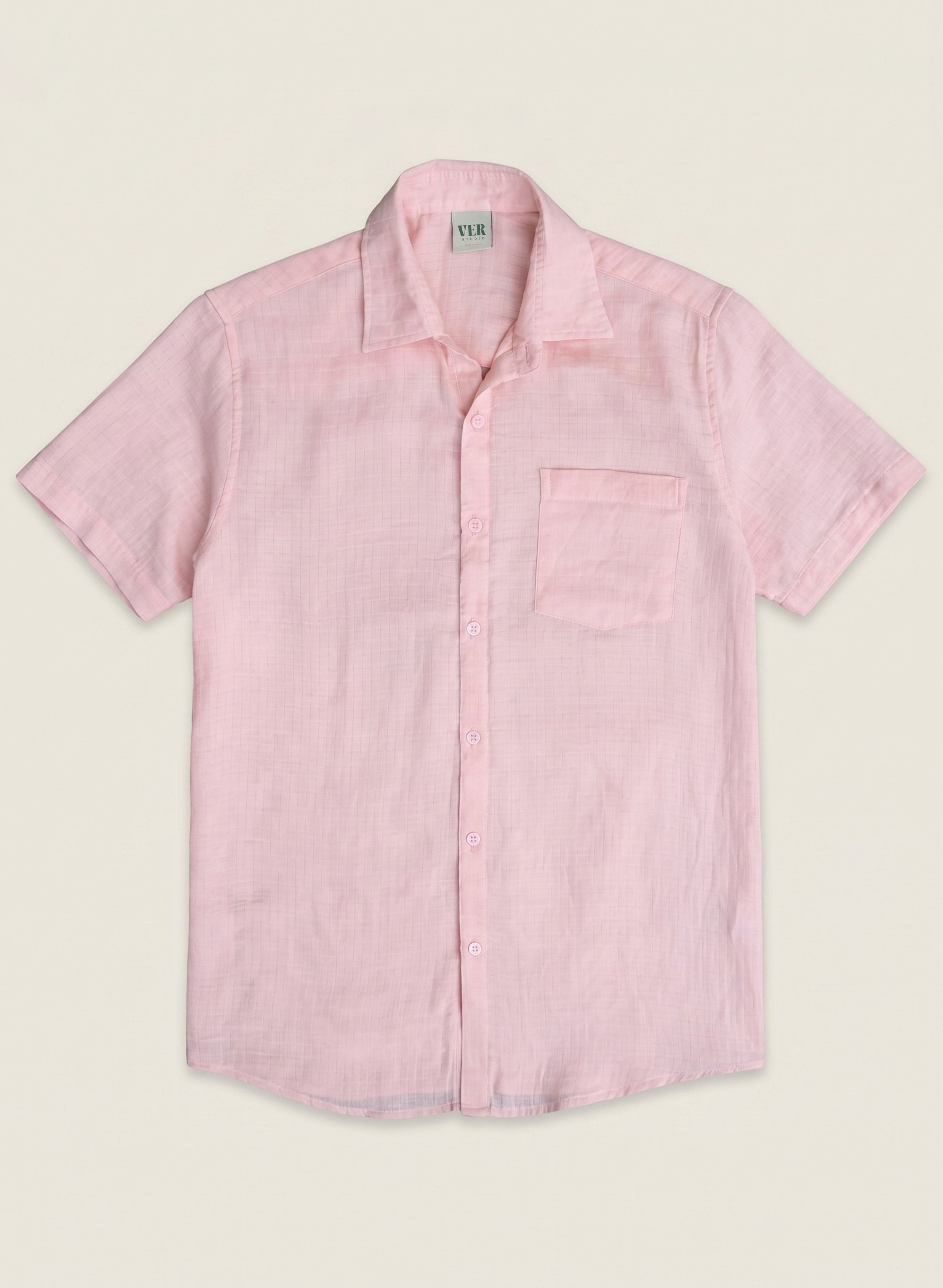 Woven Wind Shirt - Straight Collar